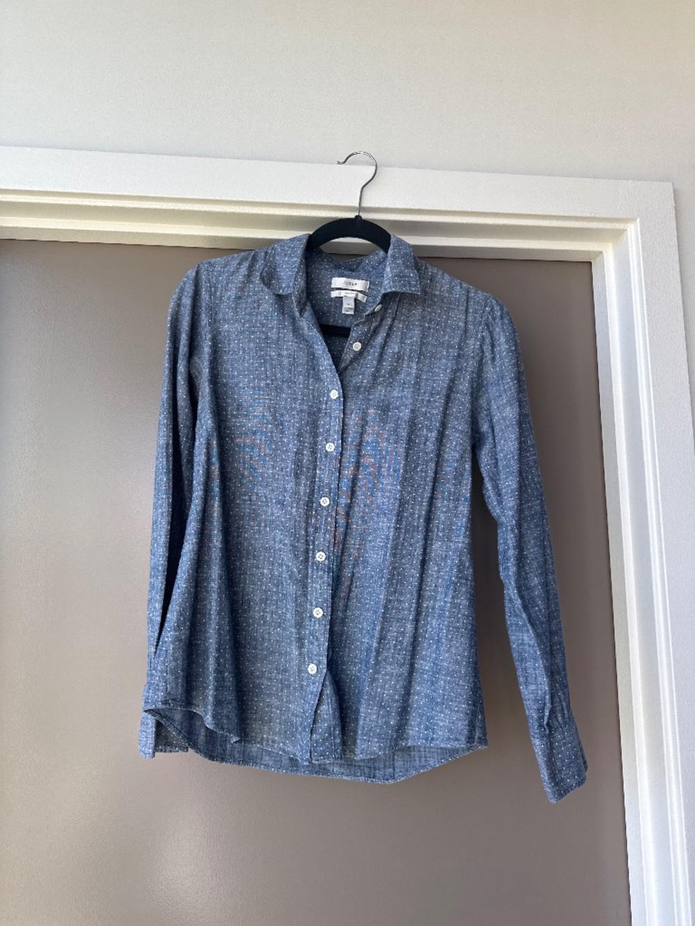 J.Crew Polka Dot Button Down